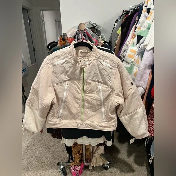 Free People Movement - On Your Mark Moto Fleece, SMALL NWT - Picture 5 of 6